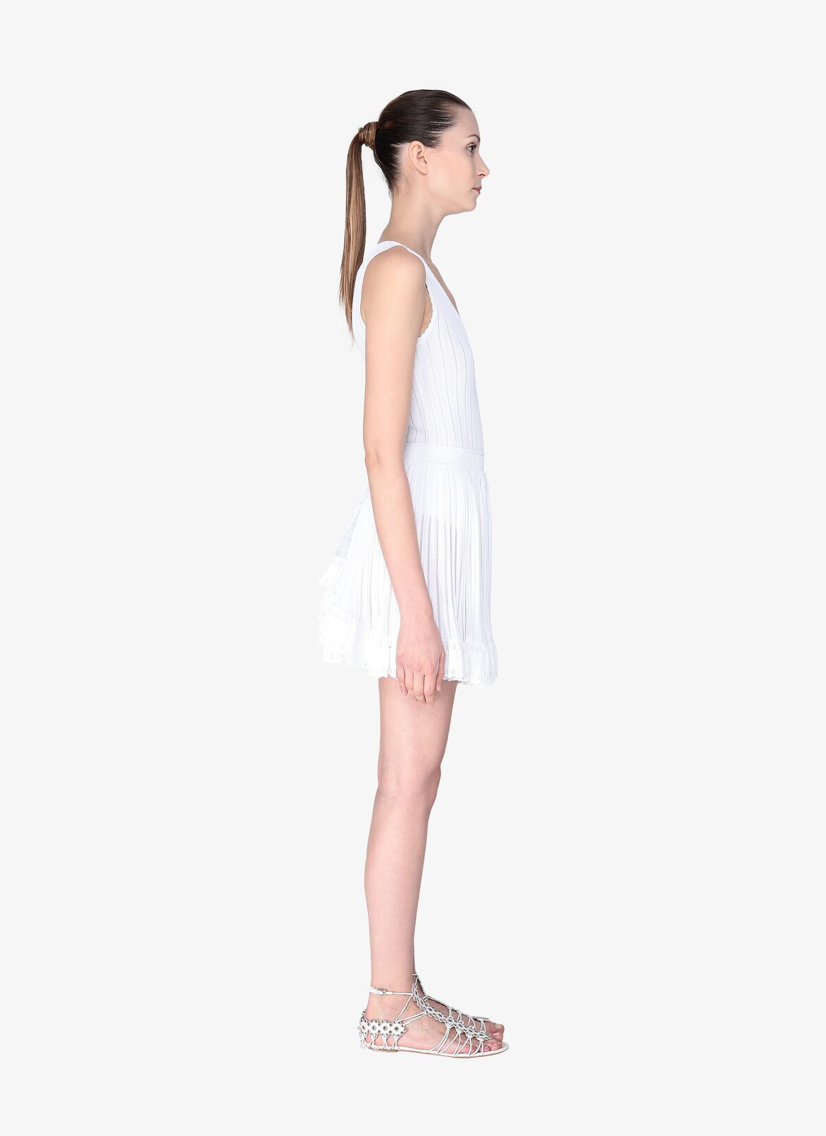 Alaïa Edition 1992 Knee-Length Dress ALAÏA WHITE ALAÏA EDITION 1992 KNEE-LENGTH DRESS